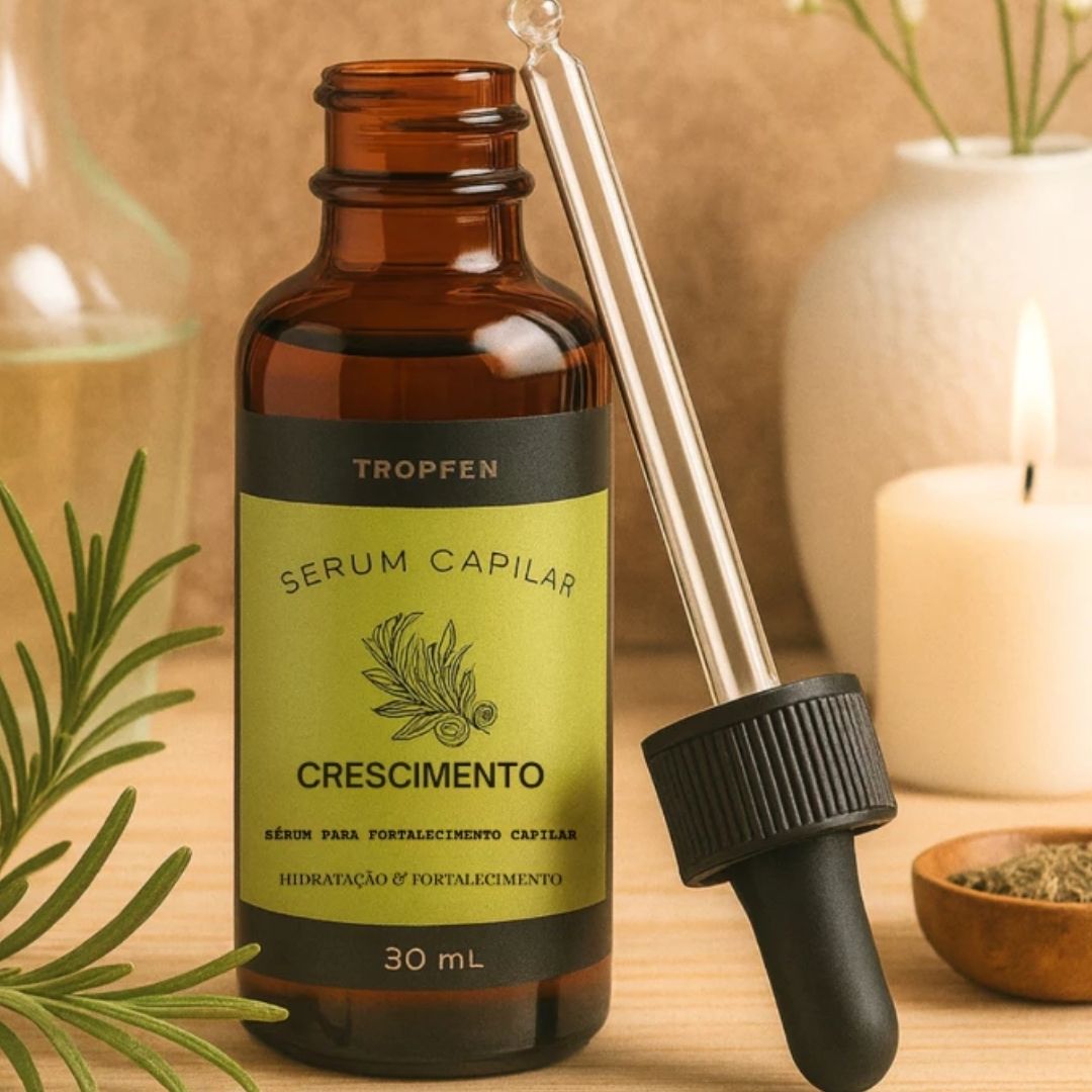Sérum de crescimento capilar - alecrim, abacate e rícino – Fraiol