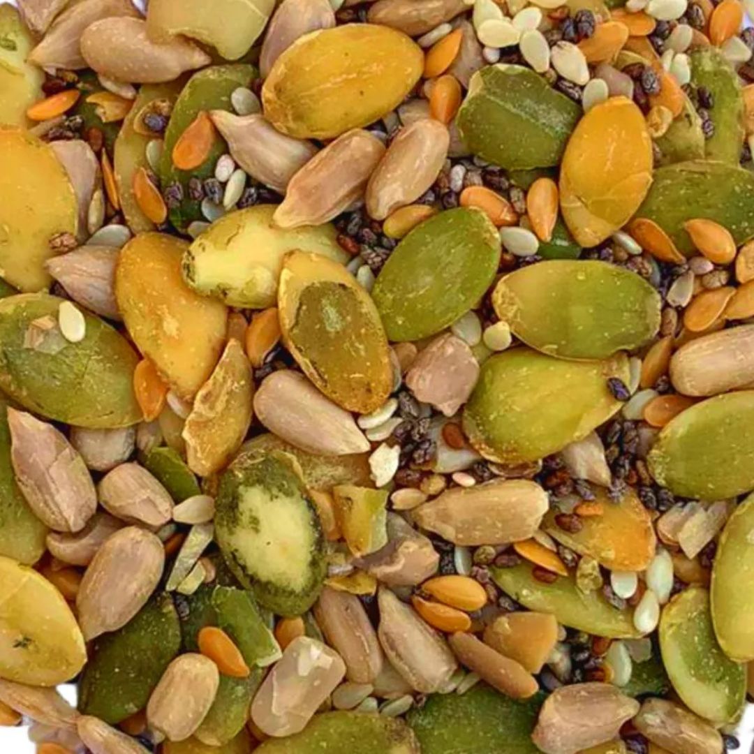Mix de sementes - chia, linhaça, girassol, abóbora, gergelim