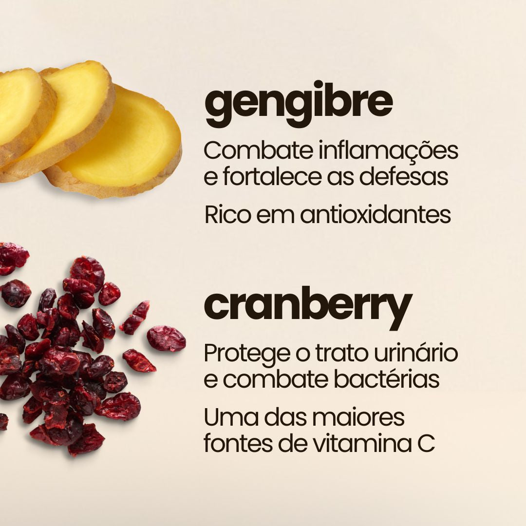 Combo Gengibre + Cranberry