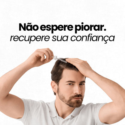 Sérum de crescimento capilar - alecrim, abacate e rícino