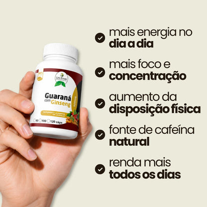 Combo guaraná + ginseng panax